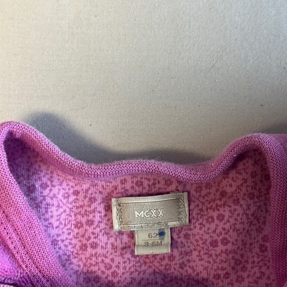 Mexx - Charming Pink Baby velour Cardigan - Picture 3 of 4
